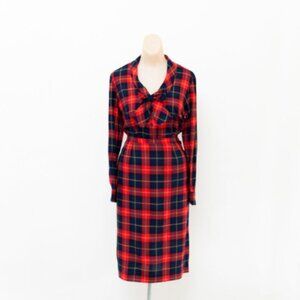 vintage 50s dress  Christmas dress
